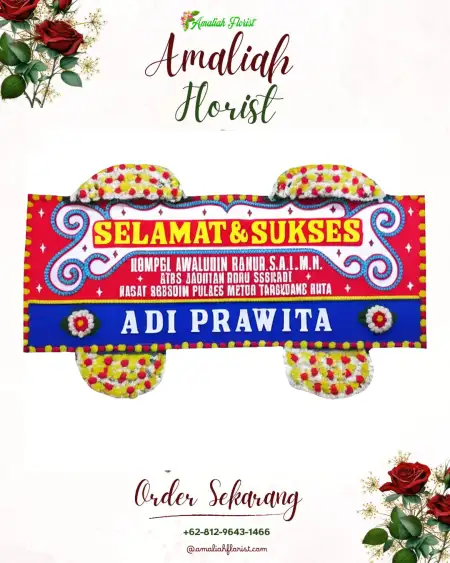 Papan Bunga Ucapan Selamat Sidosermo